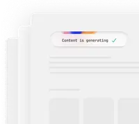 Content is generating