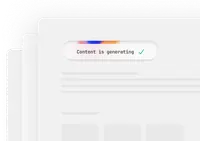 Content is generating